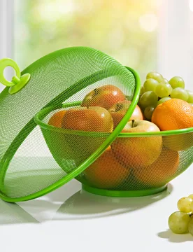 Pagen Früchtekorb grün, 2-tlg - 3Pagen - FashionsVida