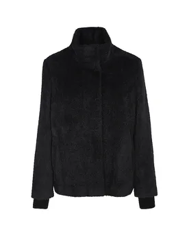 Jacke in Felloptik schwarz 44 Damen - Comma - FashionsVida