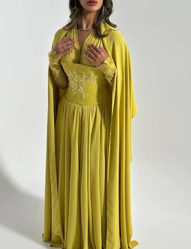 Customized Simple Chiffon Sequined Pleat A-line V-neck Long Bespoke Occasion Party Dresses Fashion Chinese Style - Aliexpress - FashionsVida