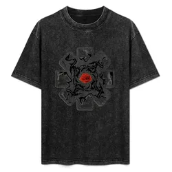 Red flower T-Shirt Soft Durable Cotton T-Shirt