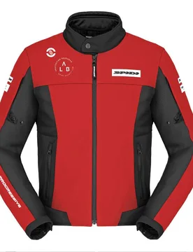 Giubbotto Moto Tessuto CORSA TEX Rosso nero taglia S - Spidi - FashionsVida
