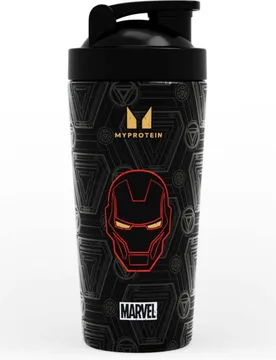 Vaso mezclador de metal reciclado Iron Man de - MyProtein - FashionsVida