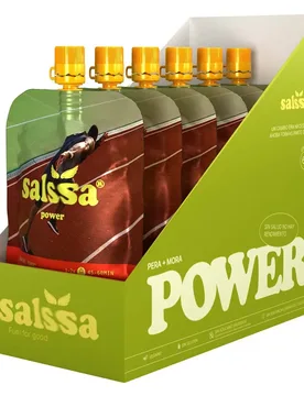 Boîte De Boisson Énergétique Monodose Power Poire Et Mûre 150g 6 Unités - Salssa - FashionsVida