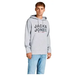 Sweat à Capuche Star Light Grey Melange L