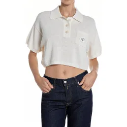 Polo de mujer corto de manga corta