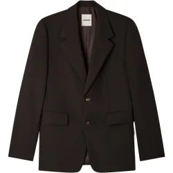 Chaqueta de traje para hombre clásica de lana virgen