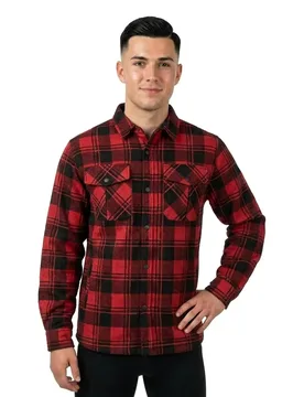Chemise à Manches Longues Willow Red Magma 5XL - U-Power - FashionsVida