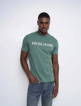 Camiseta con branding de hombre - Salsa Jeans - FashionsVida
