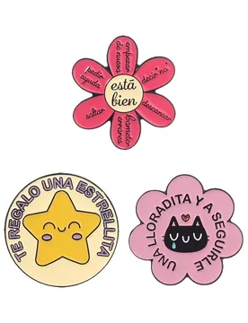 Spanish Motivational Quotes Flower Enamel Pin Pink Flower Una Lloradita Y A Seguirle Está Bien Brooch Lapel Badge Jewelry Gifts - Aliexpress - FashionsVida