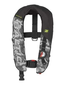 Mako Auto Life Jacket Grey 40-150 kg unisex - Baltic - FashionsVida