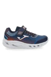 Sneakers blu con luci e chiusura a strappo Aquiles JR 2503 30