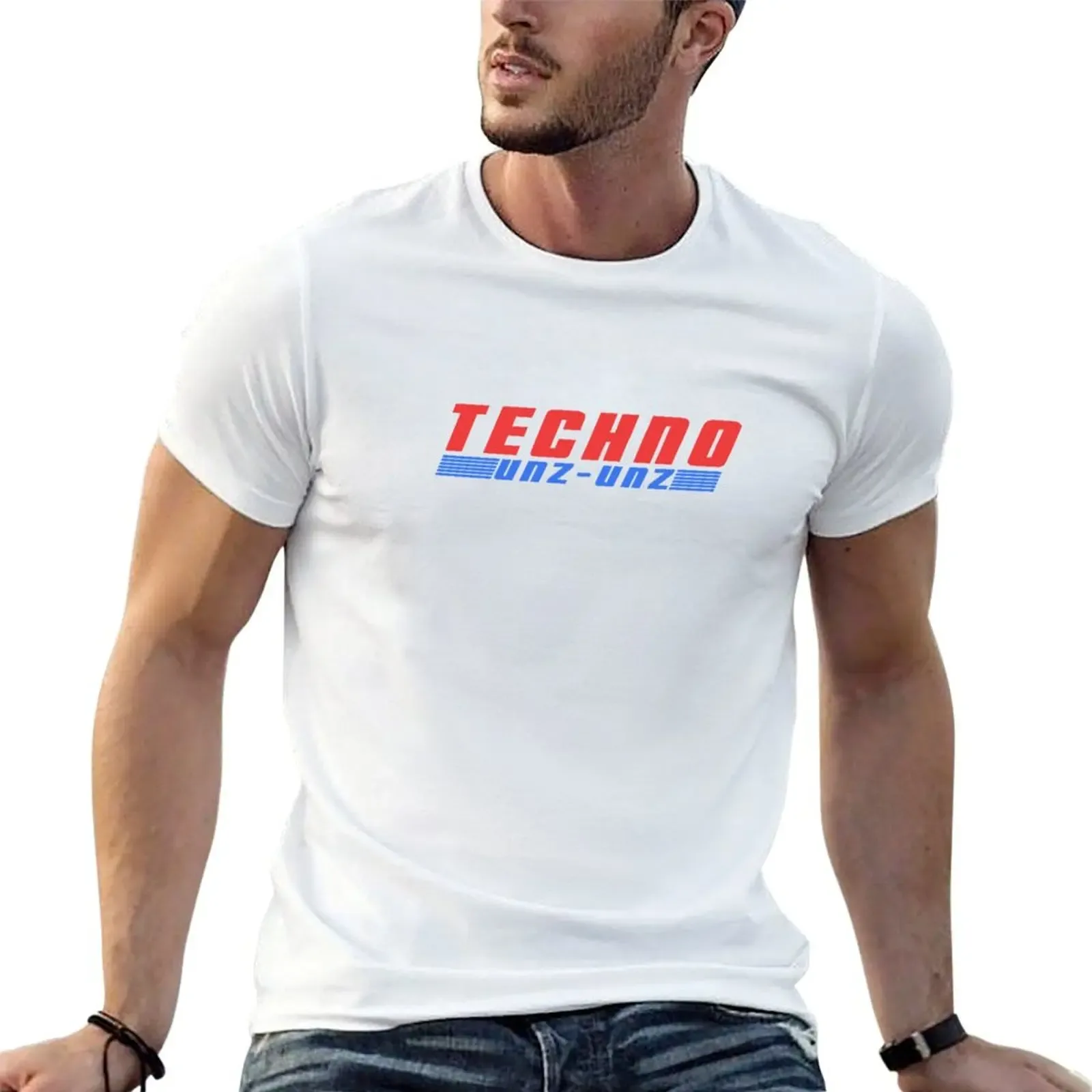 TECHNO UNZ UNZ T-Shirt Work Style Casual T-Shirt - Aliexpress - FashionsVida