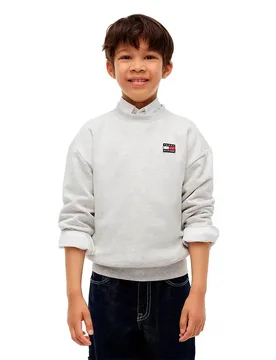Felpa Ks0ks00757 Grey Heather 5 Anni - Tommy hilfiger - FashionsVida