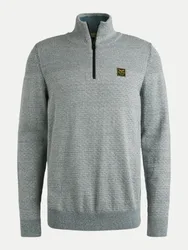 Troyer mit Strickmuster Grau XXL