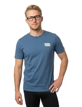 Maglietta A Maniche Corte Baio Raku Blue L - Protest - FashionsVida