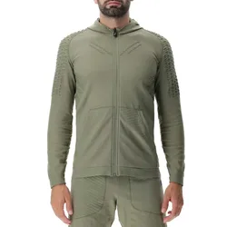 Felpa Con Zip Run Fit Full Zip Kapok Green M
