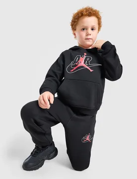Jumpman Swoosh Overhead Tracksuit Children - Nero, nero nero Bambino taglia 4-5Y - Jordan - FashionsVida