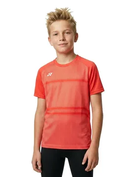 Short Sleeve T-shirt Cyber Orange 140 cm - Yonex - FashionsVida