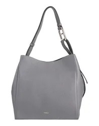Bolso de mano Mujer Gris -- Mujer