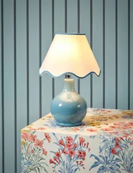 Bramhope Table Lamp Blue