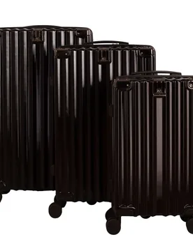 Koffer Navigator (x3) - Noir - unisex - Size: 38x21,5x55/44,5x25x67/48,5x31x75 cm - William Martin - FashionsVida