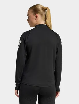 Womens Pullover Adi365 Iconic Running 1/2 Zip - Nero, nero nero Donna taglia 2XL - Adidas - FashionsVida