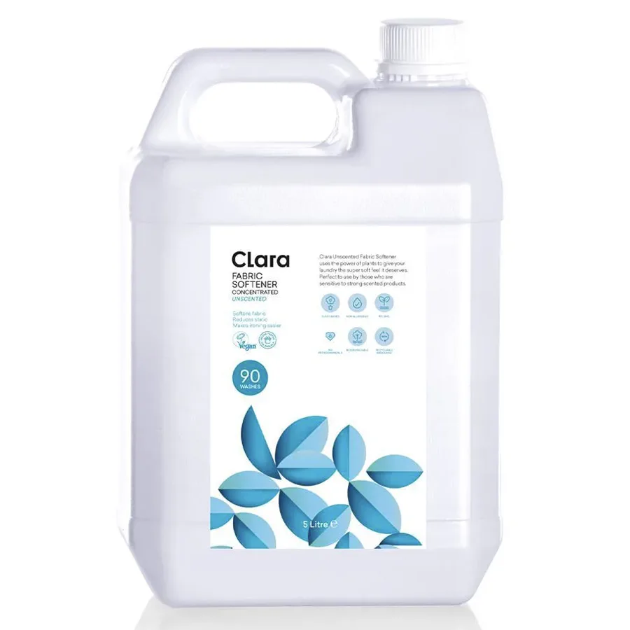 Concentrated Fabric Softener Unscented - 5L - clara - FashionsVida