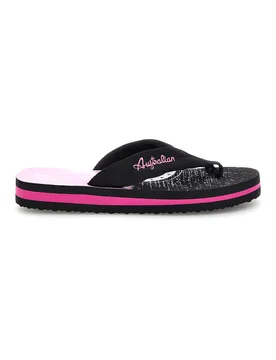 Infradito nere e rosa con logo AU24W408 37 - Australian - FashionsVida