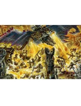 MTG Outlaws of Thunder Junction Playmat featuring Pitiless Carnage - Ultra PRO - FashionsVida