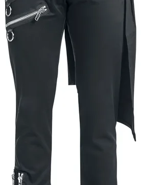 Gothic Stoffhose - Graves Pant Slim Fit - W30L32 bis W38L34 - für Männer - Größe W34L34 - schwarz - Männer - male - Vixxsin - FashionsVida