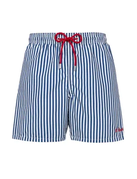 Boxer Mare A Righe Bianco/blu GUSAVIA - SAINT BARTH - FashionsVida