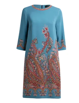 Vestiti casual donna - knee dresses - azzurro - ETRO - FashionsVida