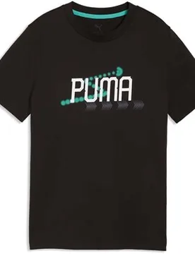 T-Shirt Für Kinder Active Sports Big Graphic Tee B 9 / 10 Jahre;15 / 16 Jahre Male - Puma - FashionsVida
