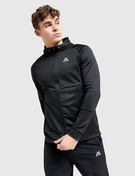Flex Gridded Full Zip Hoodie - Herren, Schwarz - male - Size: S - MONTIREX - FashionsVida