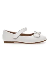 Ballerine bianche con fiocco decorativo 392612S 30