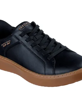 Baskets Slip-ins Court Break Double Vented Black Duraleather / Gum Midsole Trim EU 43 - Skechers - FashionsVida