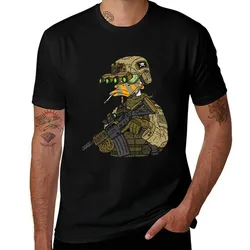 Special forces duck. army soldier. T-Shirt Classic Graphic Short Sleeve Top T-Shirt