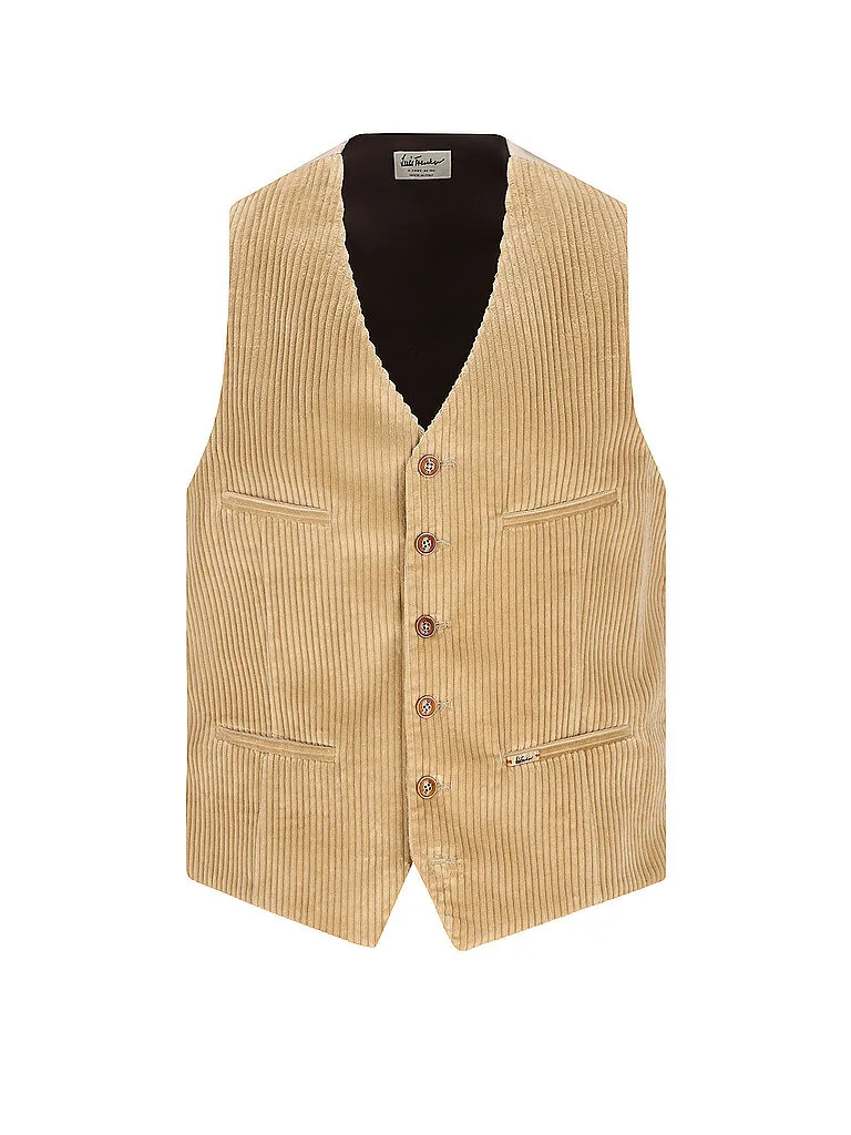 Chaleco tradicional LUSEBASTIAN marrón claro 46 - LUIS TRENKER - FashionsVida