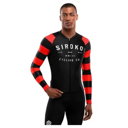 Maglia A Maniche Lunghe M2 Rider Black / Red