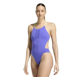 Ripstream 3 Stripes Tie Back Swimsuit Solar Purple 40 Women