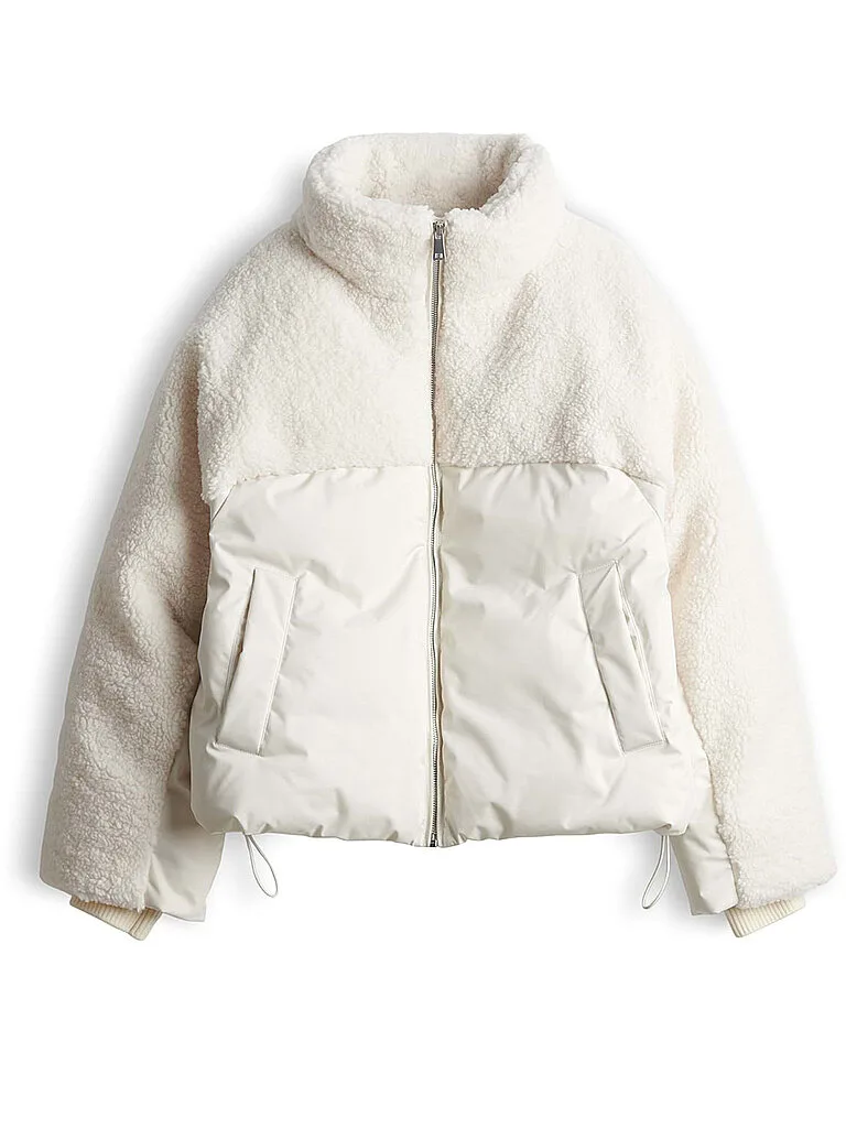 Chaqueta acolchada HAZY crema 34 - Opus - FashionsVida