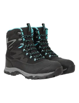 Ultra Piste Basher II Womens Waterproof Snow Boots - Black - Black - Size: 7 - Mountain Warehouse - FashionsVida