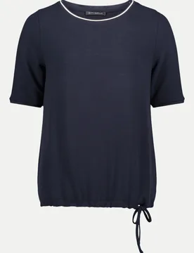 T-Shirt mit Bindeschleife Blau 44 - Betty barclay - FashionsVida