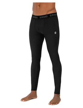 Leggings Wolf Thermal Black 2XL - Siroko - FashionsVida