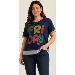 Camiseta estampado posicional