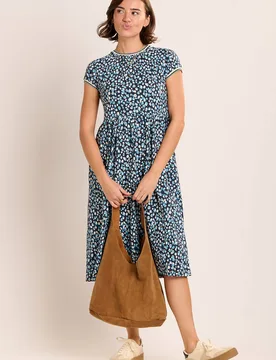 Women's ALEXIA DRESS in Navy Size: 12 - Navy - Size: 12 - Brakeburn - FashionsVida