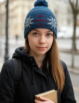 Eisbar IKE POMPON Merino Wool Blend Beanie - - Size: ONESIZE - Eisbär - FashionsVida