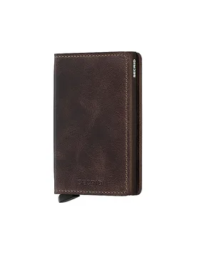 Portefeuille - Slimwallet Vintage chocolate marron - SECRID - FashionsVida