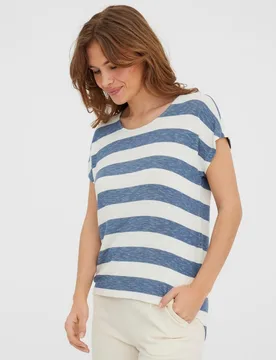 Camiseta de mujer manga corta - Vero Moda - FashionsVida