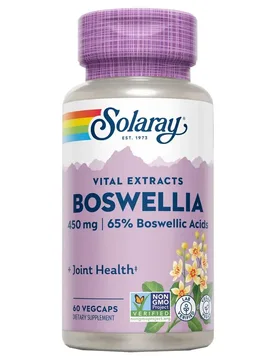 Capsules Boswelia 450mg 60 Unités - Solaray - FashionsVida